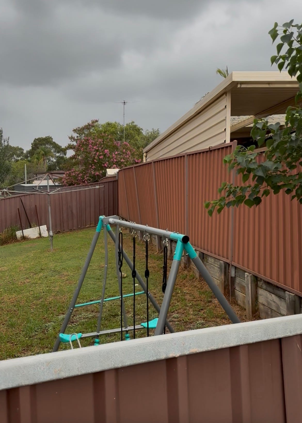 Kayssa Landscaping team at work on a Western Sydney backyard project